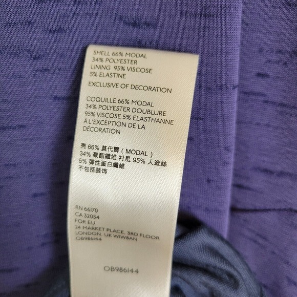 Maeve Anthropologie Womens Melanie Racer Back Lace Maxi Dress Size Medium Purple - Picture 5 of 10